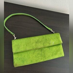 Gianni Chiarini Green Clutch Bag